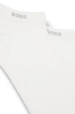 Knöchellange Socken aus Stretch-Gewebe im Zweierpack