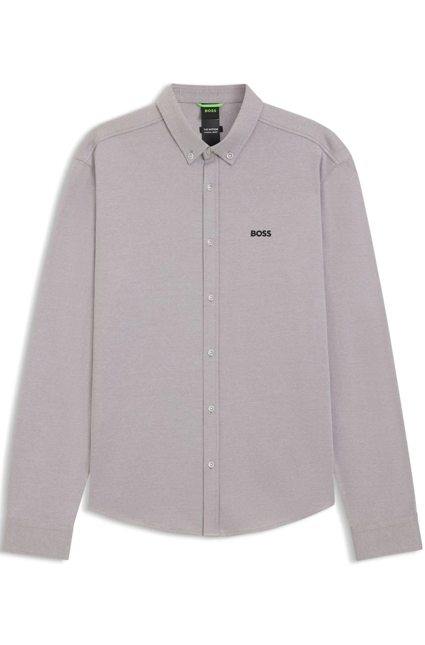 Knitterfreies Hemd aus Baumwoll-Jersey mit natürlichem Stretch
