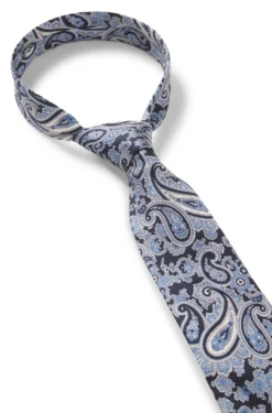 Krawatte aus reiner Seide mit Paisley-Print