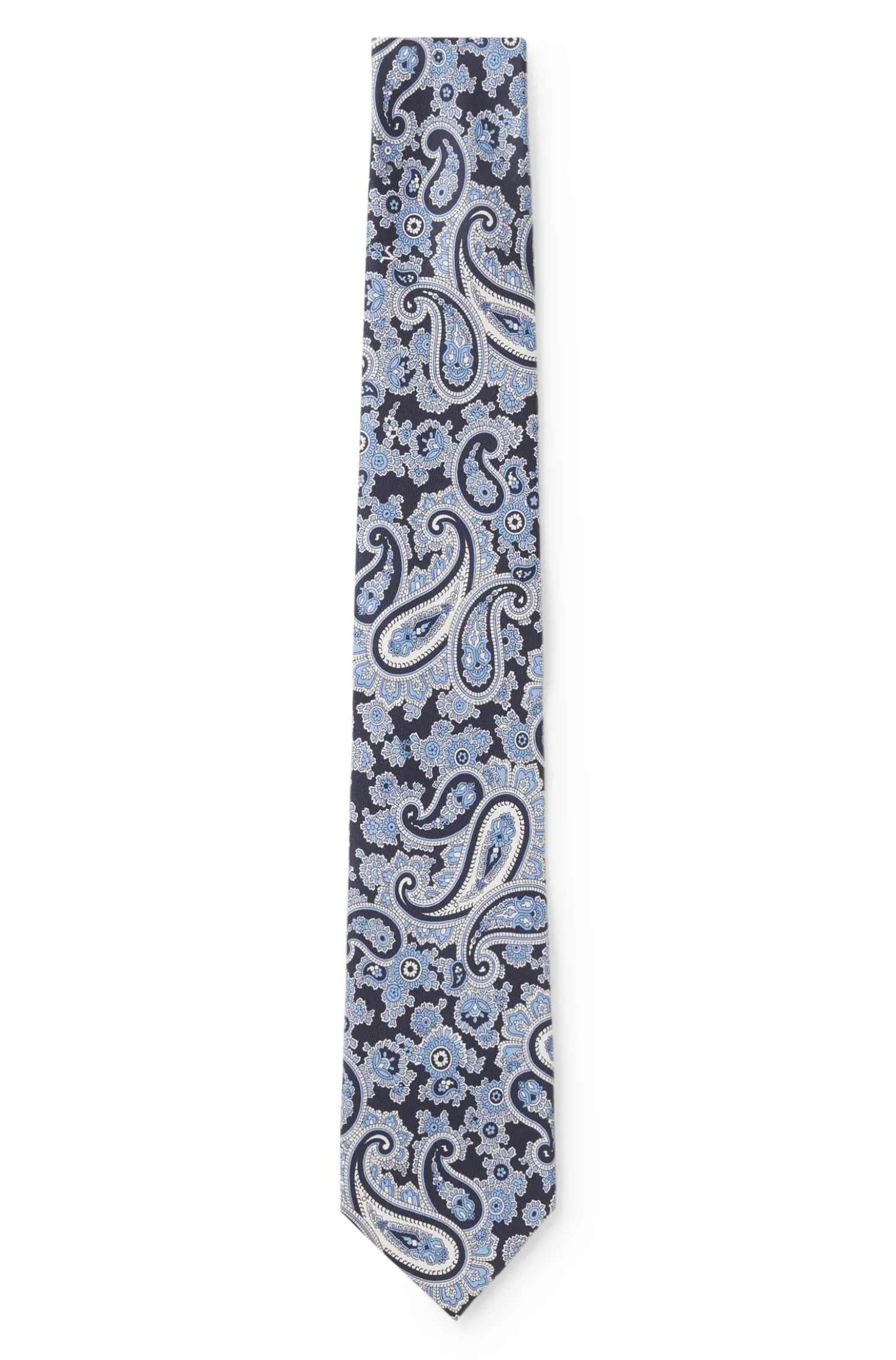 Krawatte aus reiner Seide mit Paisley-Print
