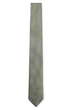 Krawatte aus Seiden-Mix mit Jacquard-Muster