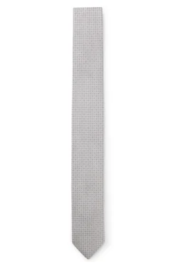 Krawatte aus Seiden-Mix mit Jacquard-Muster