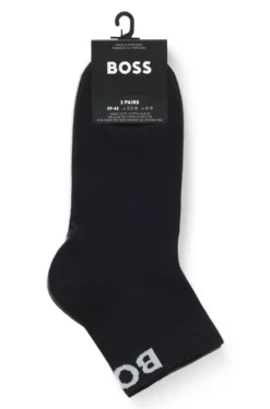 Kurze Socken mit Logos im Dreierpack
