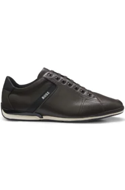Ledersneakers mit geruchsneutralisierendem Innenfutter