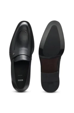 Loafer aus Leder mit Double-B-Monogramm