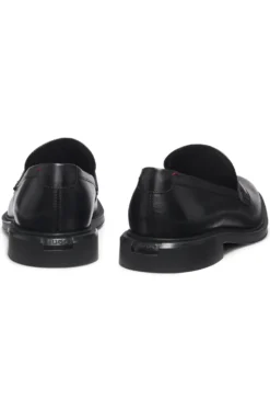 Loafer aus Leder mit Pennyloafer-Besatz
