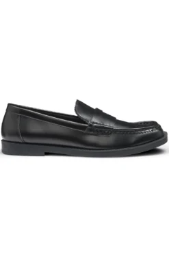 Loafers aus Kunstleder mit Stack-Logo