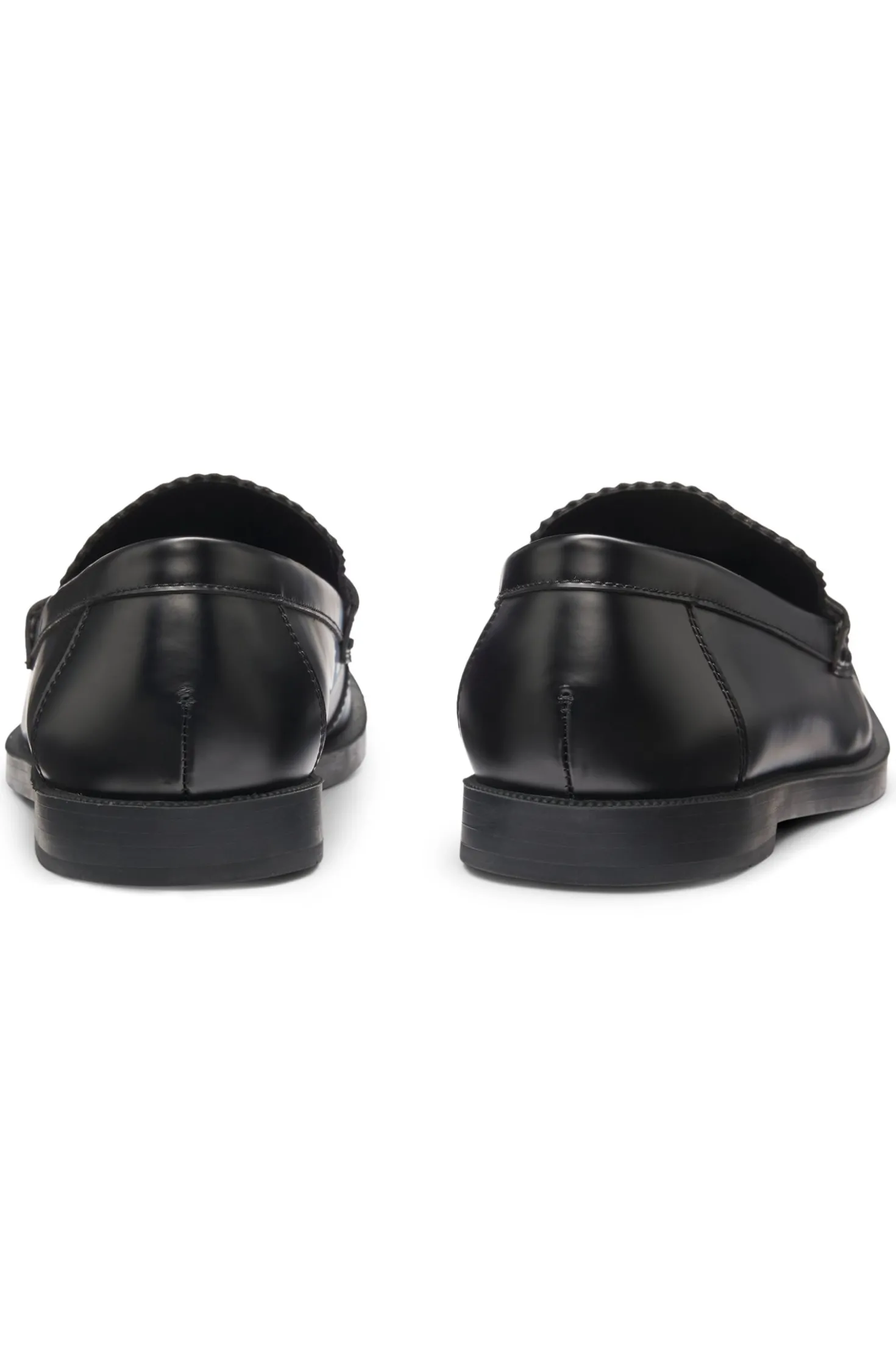 Loafers aus Kunstleder mit Stack-Logo