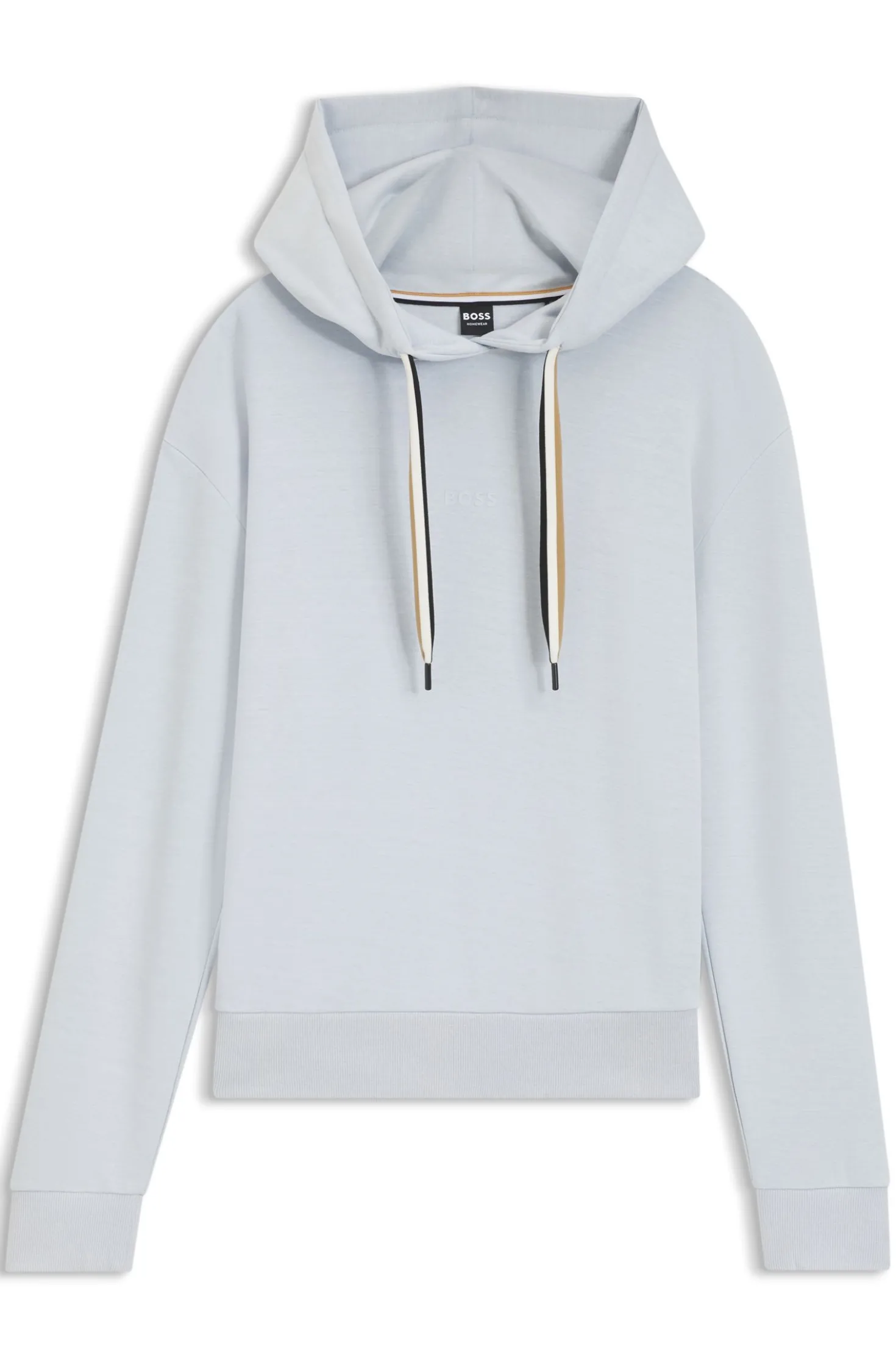 Logo-Hoodie mit Signature-Streifen-Kordeln