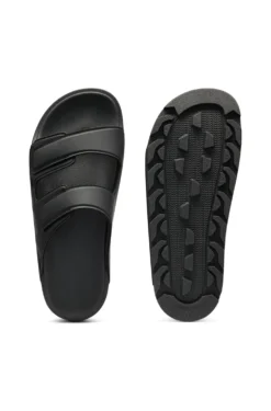 Logo-Sandalen mit zwei Klettverschluss-Riemen