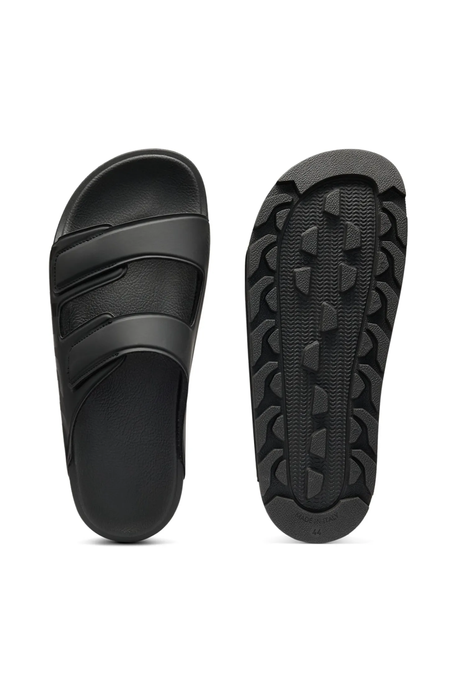 Logo-Sandalen mit zwei Klettverschluss-Riemen