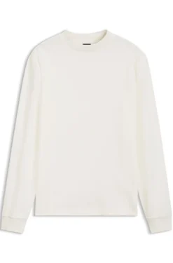 Longsleeve aus Baumwolle mit Stehkragen