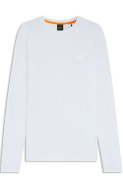 Longsleeve aus Baumwolle mit Logo-Patch