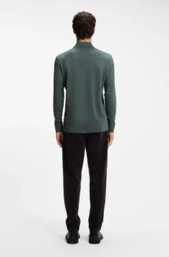 Longsleeve-Poloshirt aus Baumwolle mit Logo-Detail