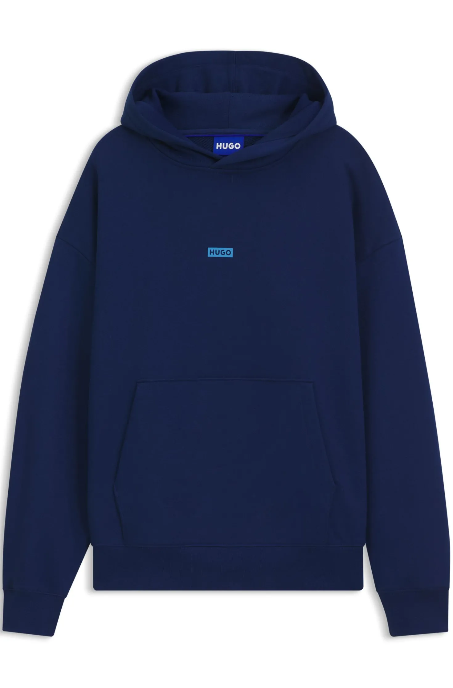 Loose-Fit Hoodie aus Baumwoll-Terry mit Logo-Details