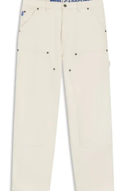 Loose-Fit Jeans aus Denim in Ecru