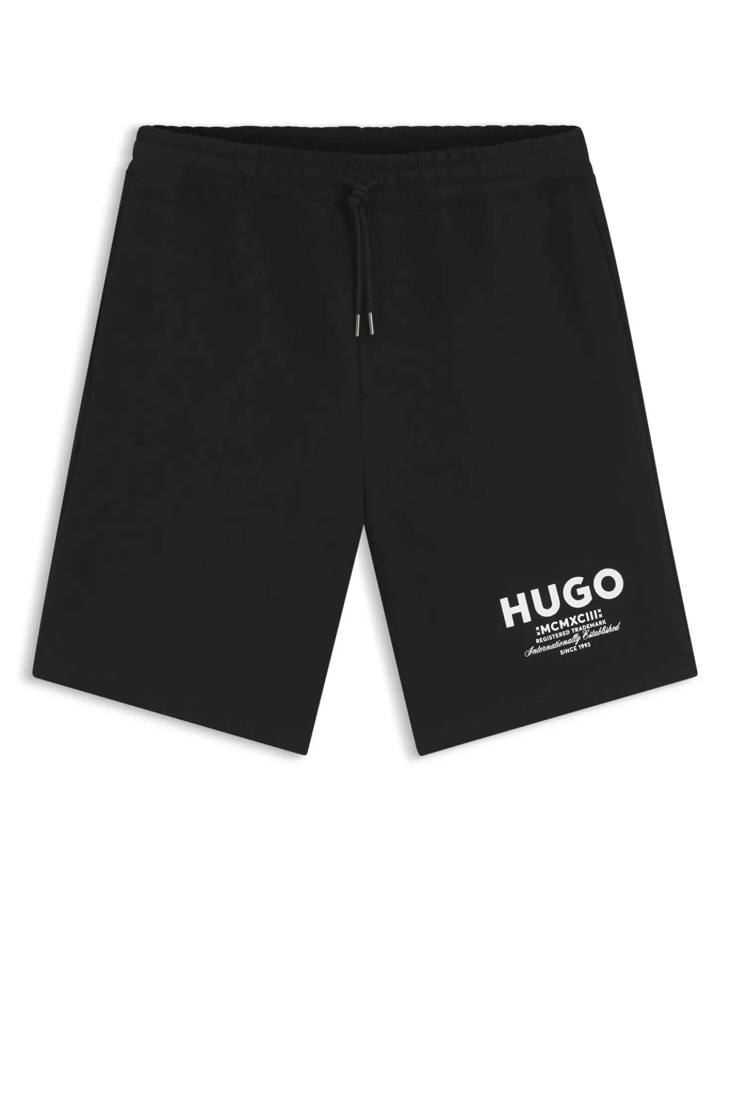 Loose-Fit Shorts aus Baumwoll-Terry mit Logo-Print