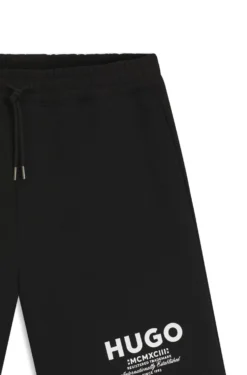Loose-Fit Shorts aus Baumwoll-Terry mit Logo-Print