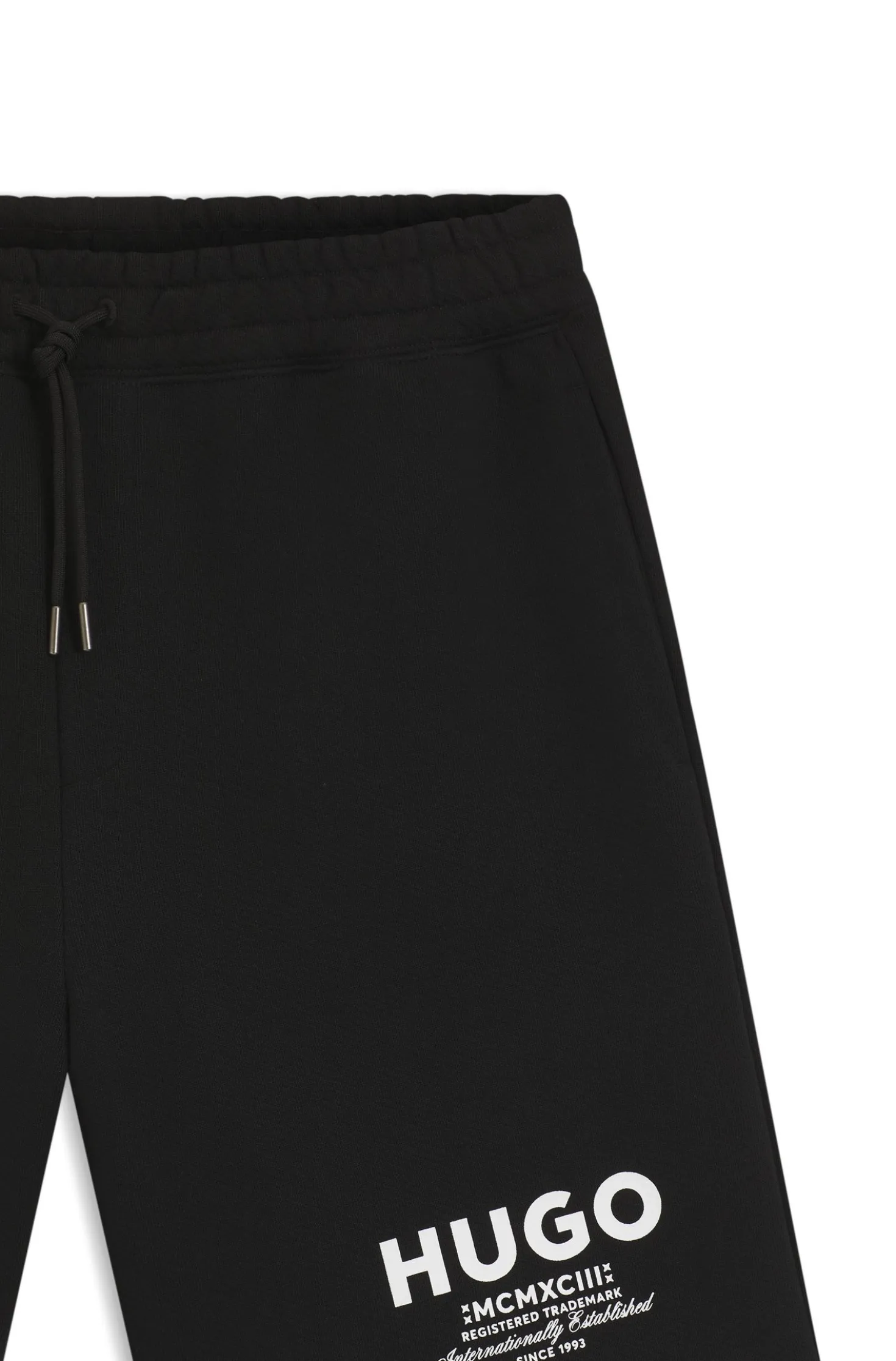 Loose-Fit Shorts aus Baumwoll-Terry mit Logo-Print