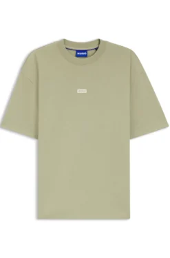 Loose-Fit T-Shirt aus Baumwolle mit Logo-Artwork hinten