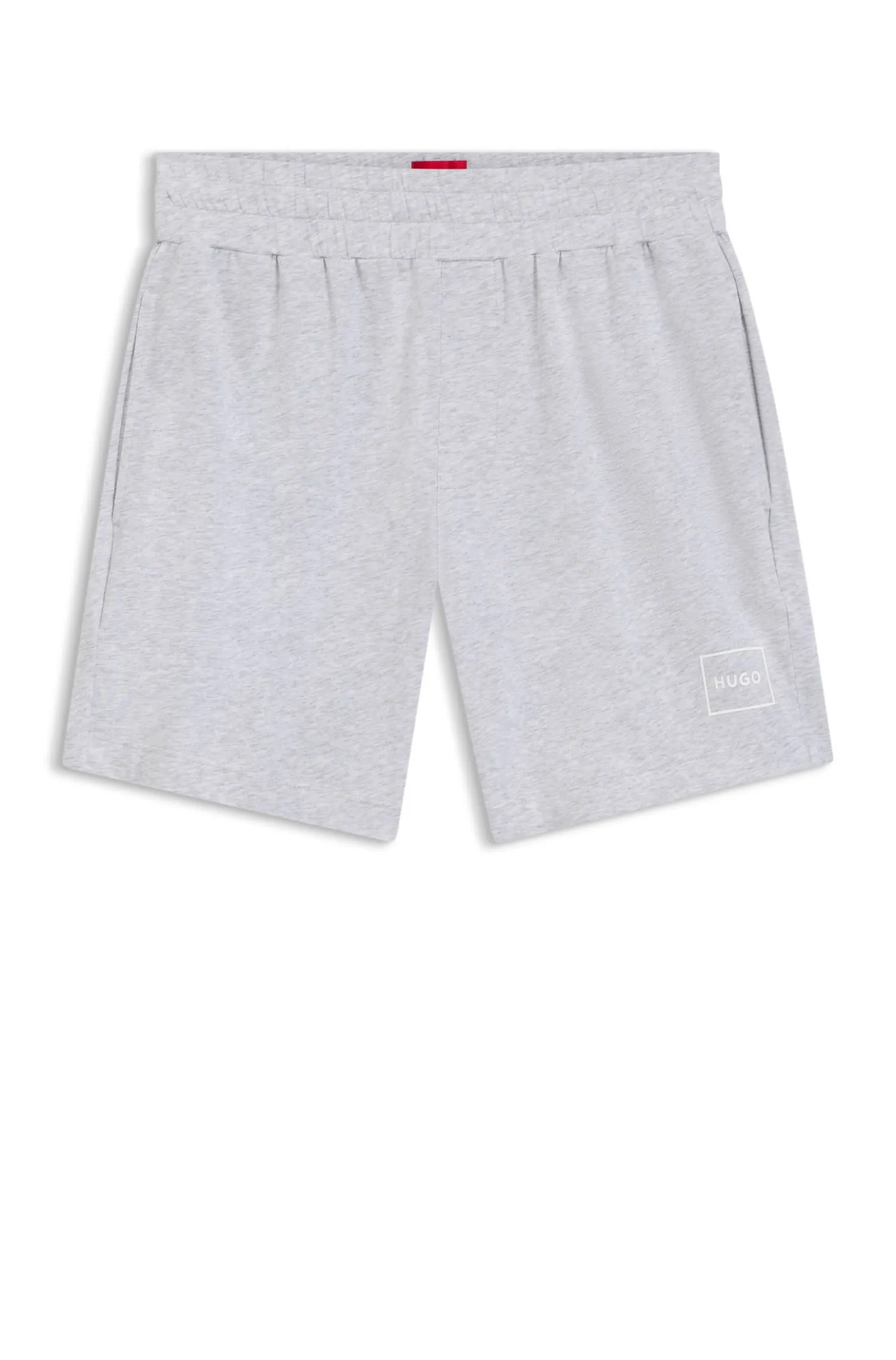 Loungewear-Shorts aus Stretch-Baumwolle mit Logo-Print