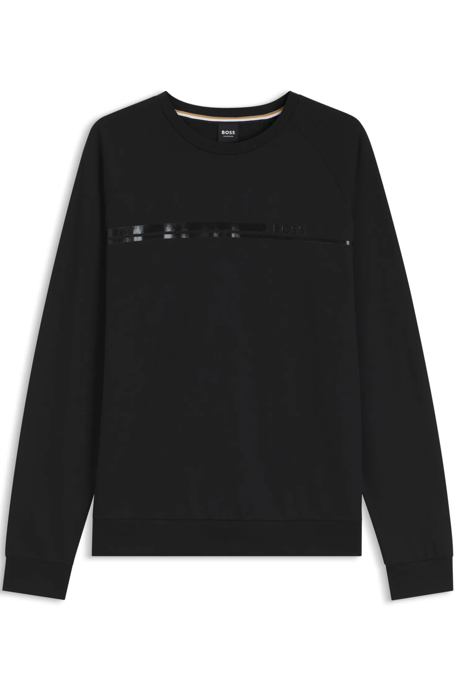 Loungewear-Sweatshirt aus Baumwolle mit Logo auf der Brust