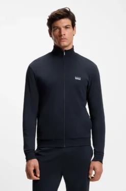 Loungewear-Trainingsanzug aus Stretch-Baumwolle mit Logos