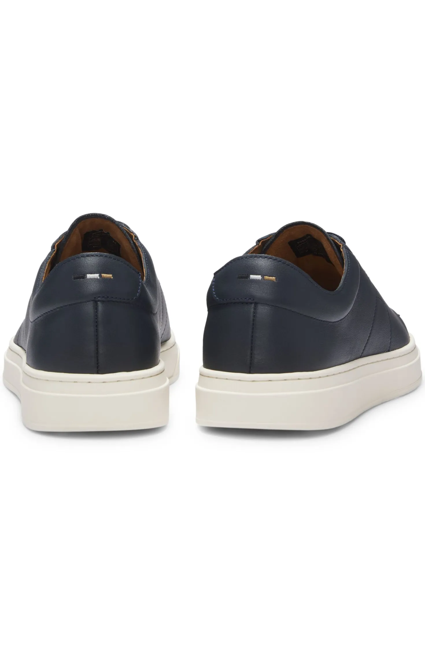 Lowtop Sneakers aus Leder mit Logo-Prägung