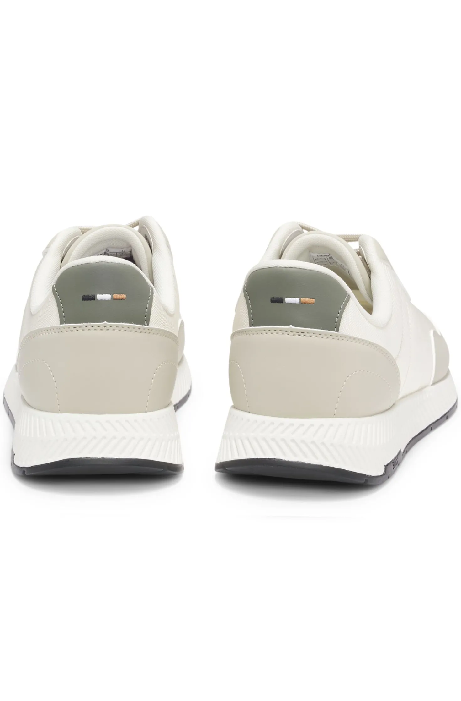 Lowtop Sneakers mit strukturiertem Obermaterial