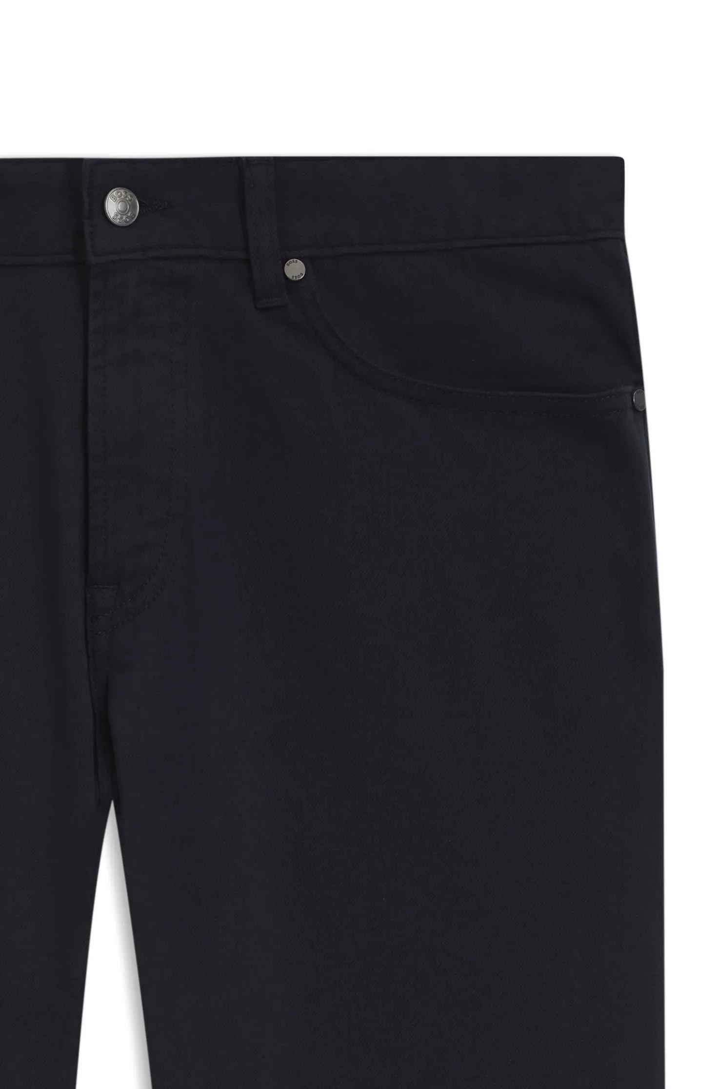 Maine Regular-Fit Hose aus elastischem Baumwoll-Twill