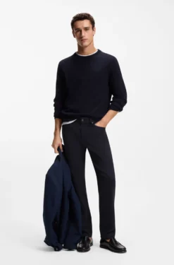Maine Regular-Fit Hose aus elastischem Baumwoll-Twill
