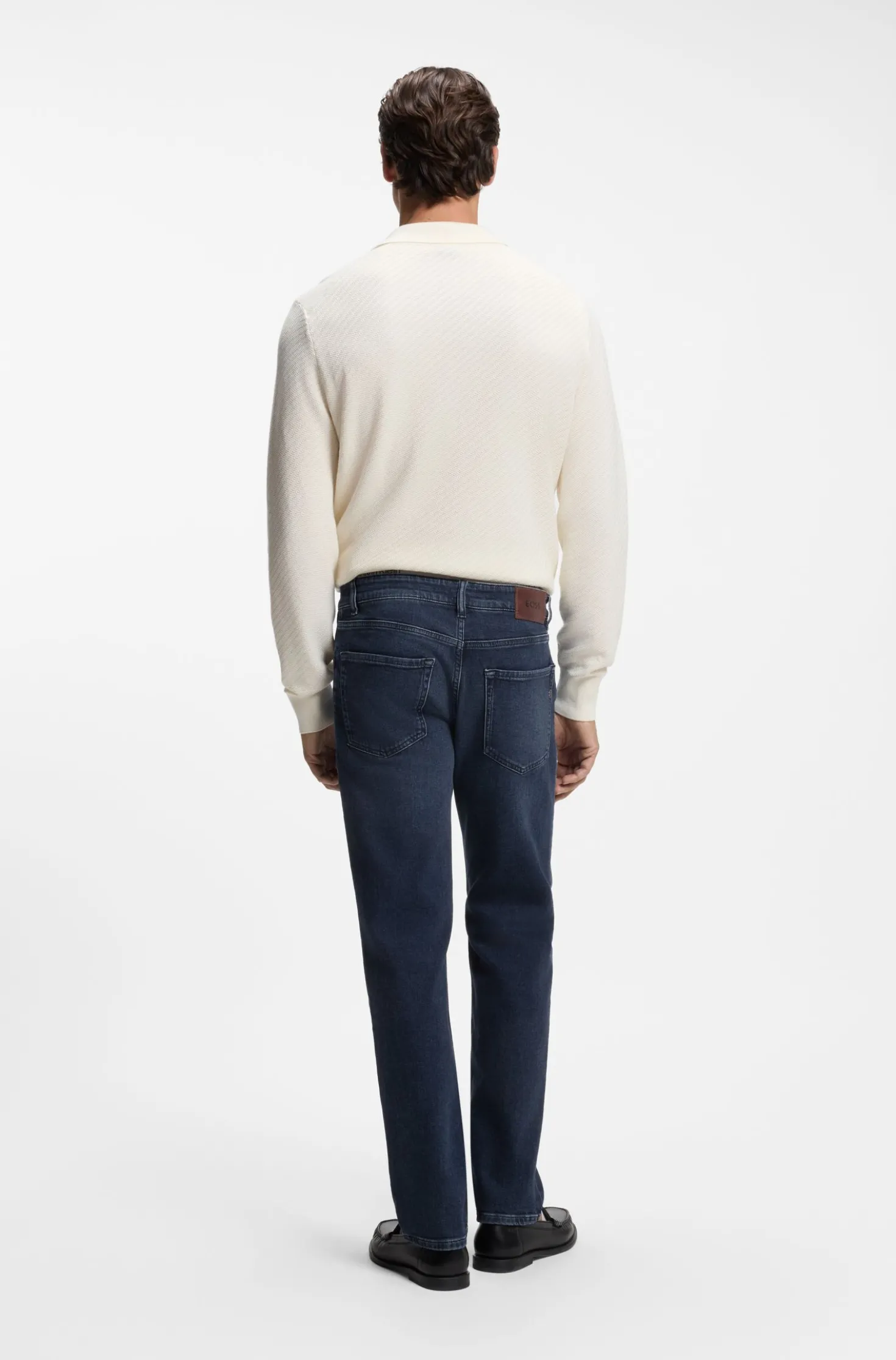 Maine Regular-Fit Jeans aus bequemem Stretch-Denim in Blau