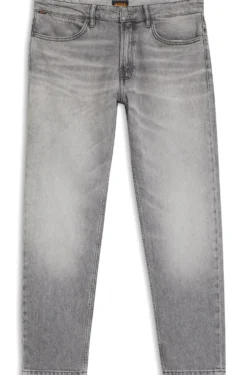 Maine Regular-Fit Jeans aus bequemem Stretch-Denim in Grau