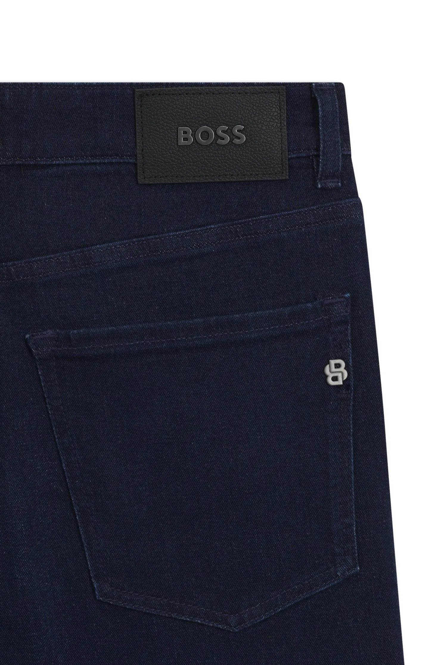 Maine Regular-Fit Jeans aus dunkelblauem Denim