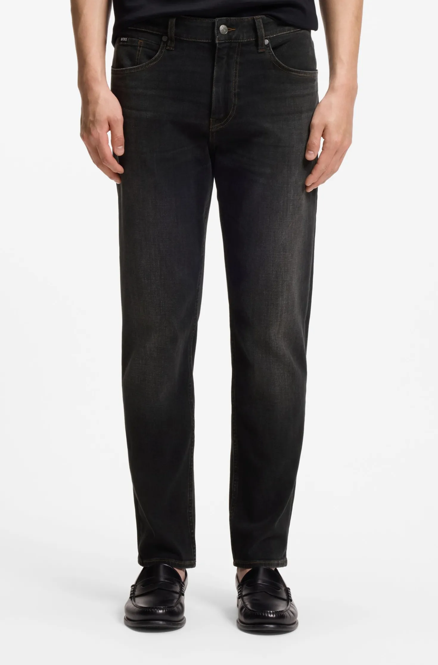 Maine Regular-Fit Jeans aus elastischem Baumwoll-Mix