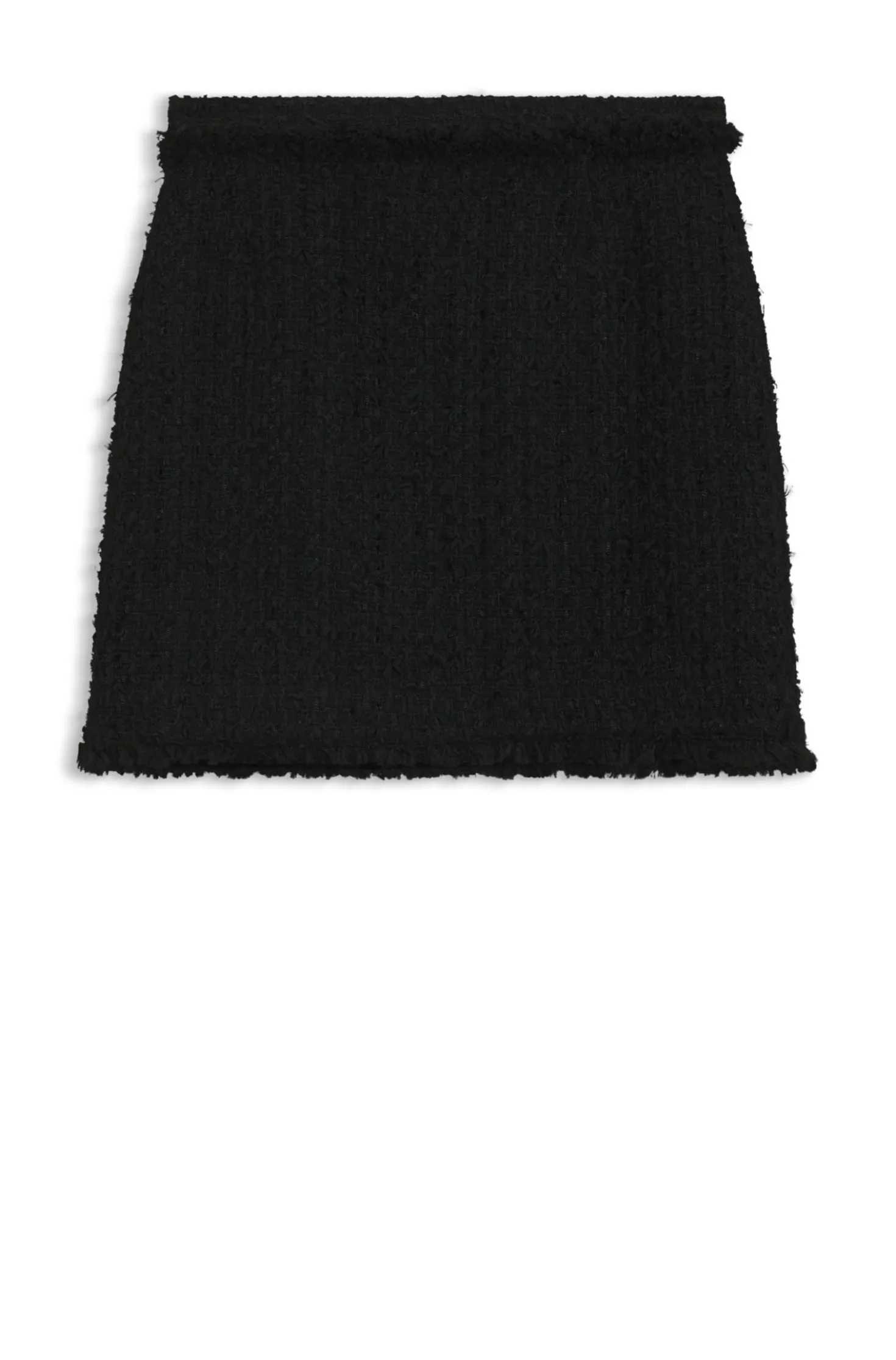 Minirock aus Samt-Tweed