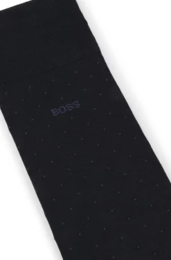 Mittelhohe Socken aus merzerisiertem Baumwoll-Mix