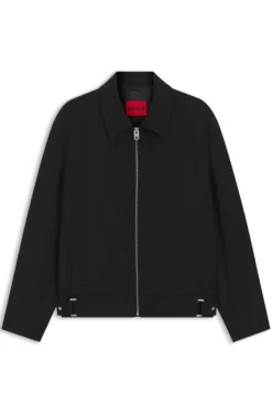 Modern-Fit Blazer aus Performance-Stretch-Canvas