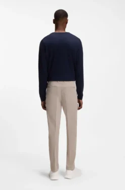 Modern-Fit Hose aus elastischer Baumwoll-Gabardine