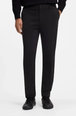 Modern-Fit Hose aus elastischer Baumwoll-Gabardine