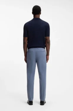 Modern-Fit Hose aus elastischer Baumwoll-Gabardine