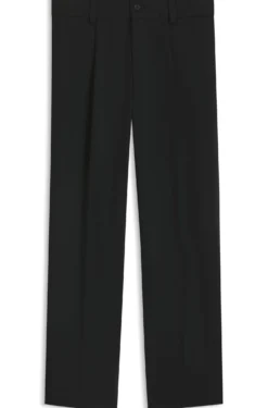 Modern-Fit Hose aus Stretch-Twill mit Bügelfalten