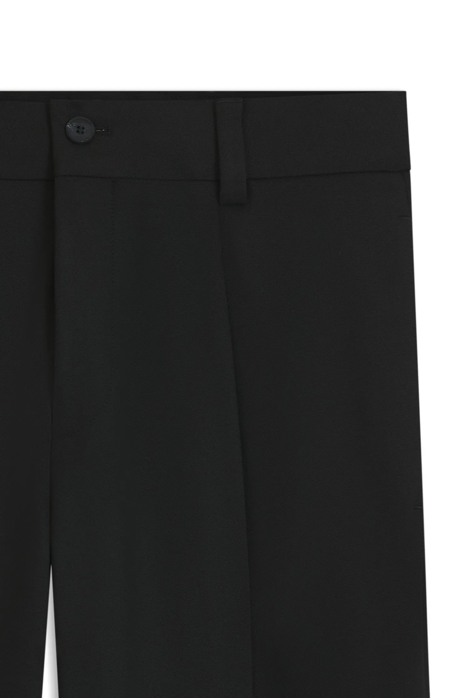Modern-Fit Hose aus Stretch-Twill mit Bügelfalten