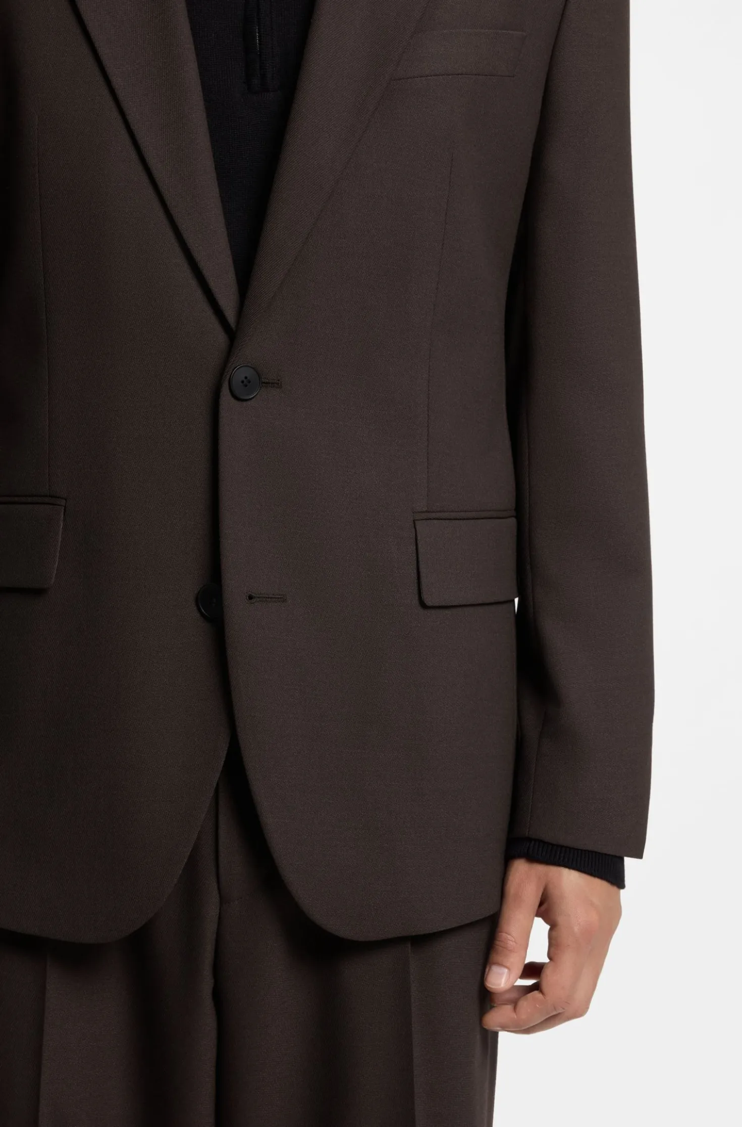 Modern-Fit Sakko aus Performance-Stretch-Twill