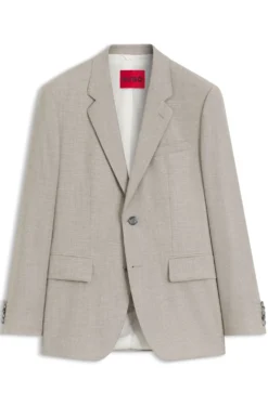 Modern-Fit Sakko aus Stretch-Twill