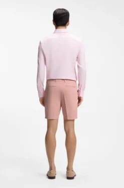Modern-Fit Shorts aus Stretch-Baumwolle