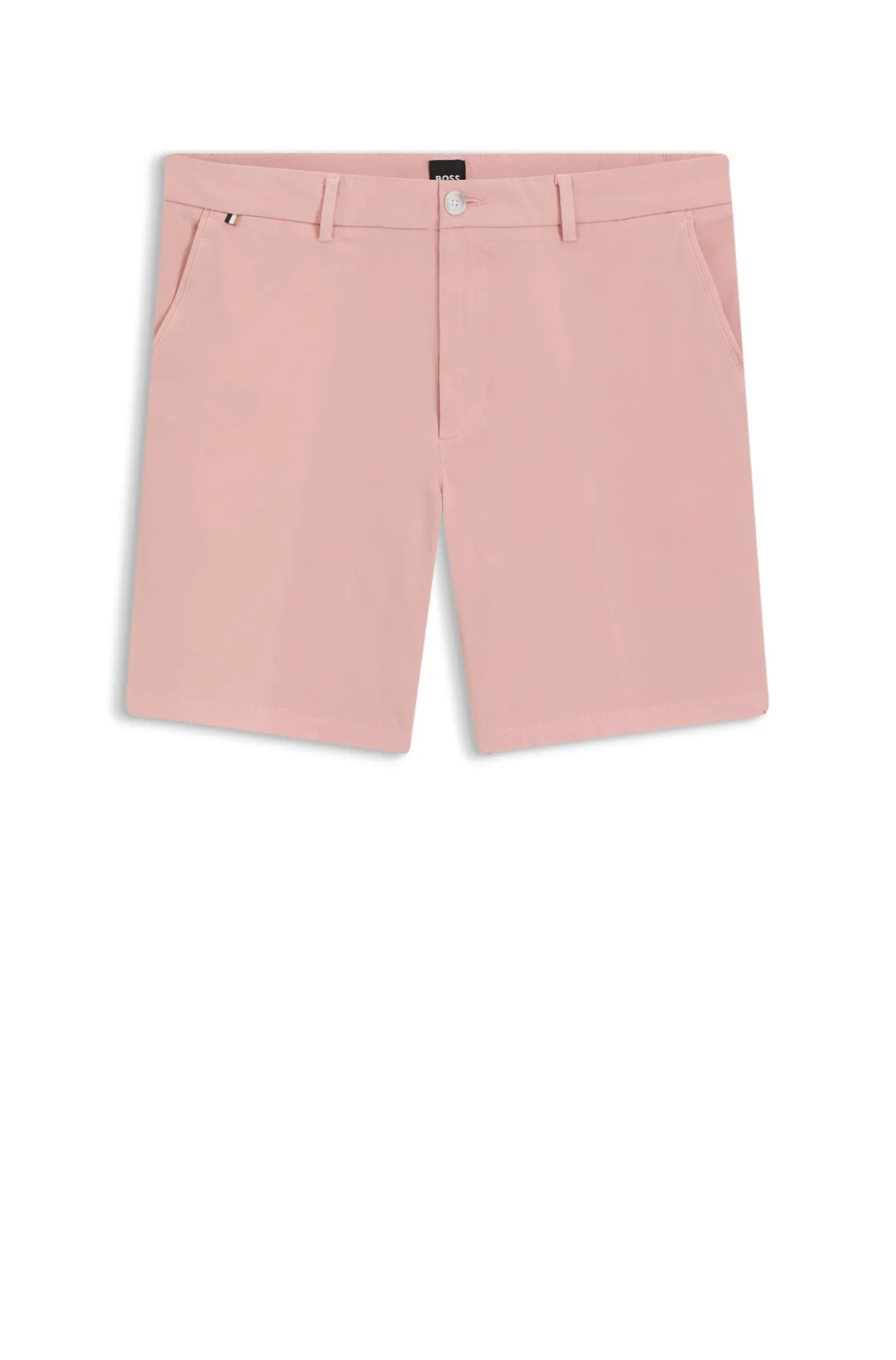 Modern-Fit Shorts aus Stretch-Baumwolle