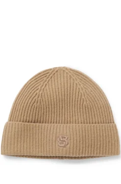 Mütze aus Woll-Mix mit Kaschmir und Double-B-Monogramm