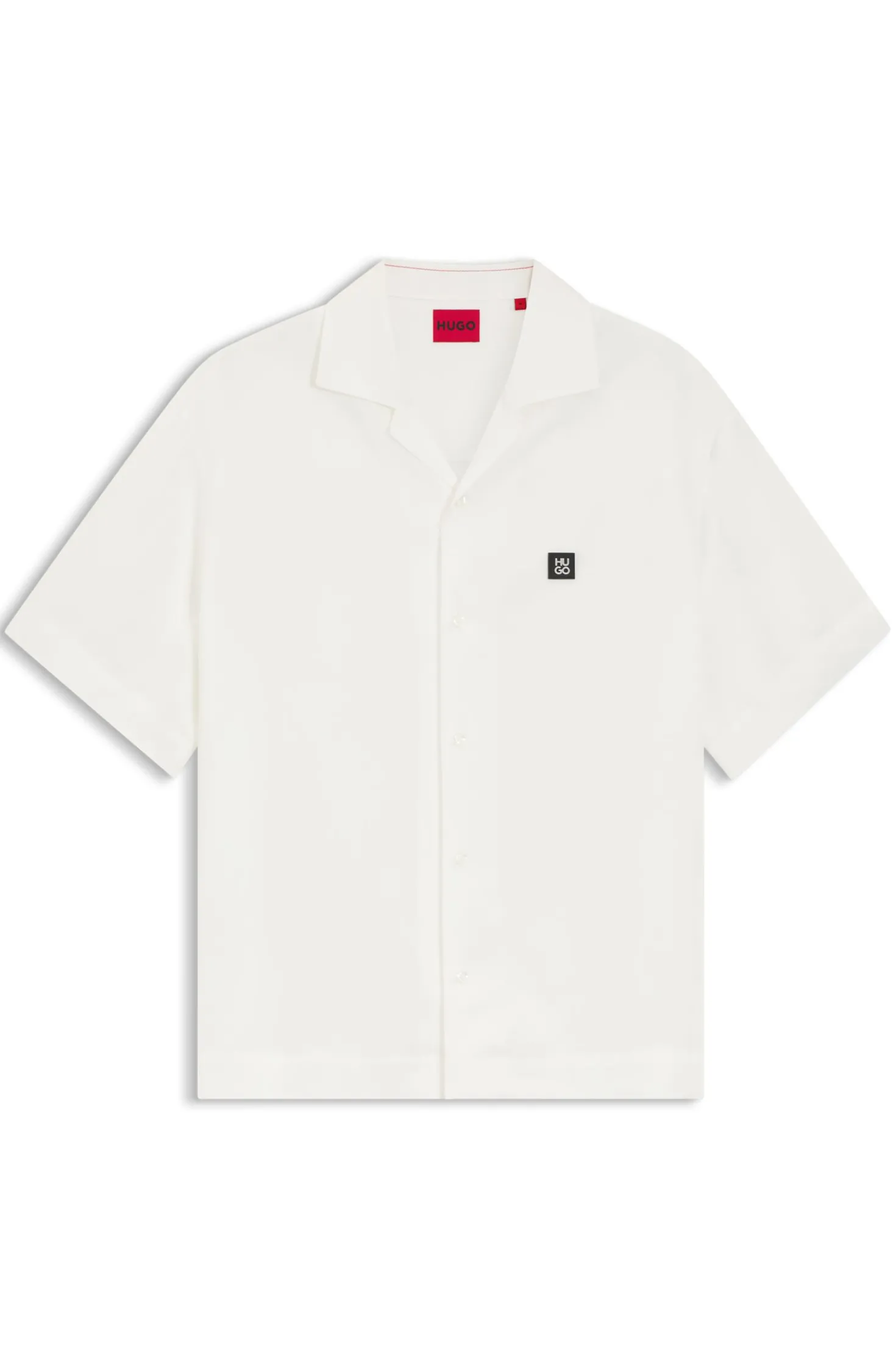 Oversized-Fit Hemd mit Stack-Logo-Besatz