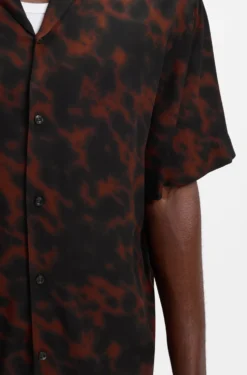 Oversized Hemd mit Digital-Print